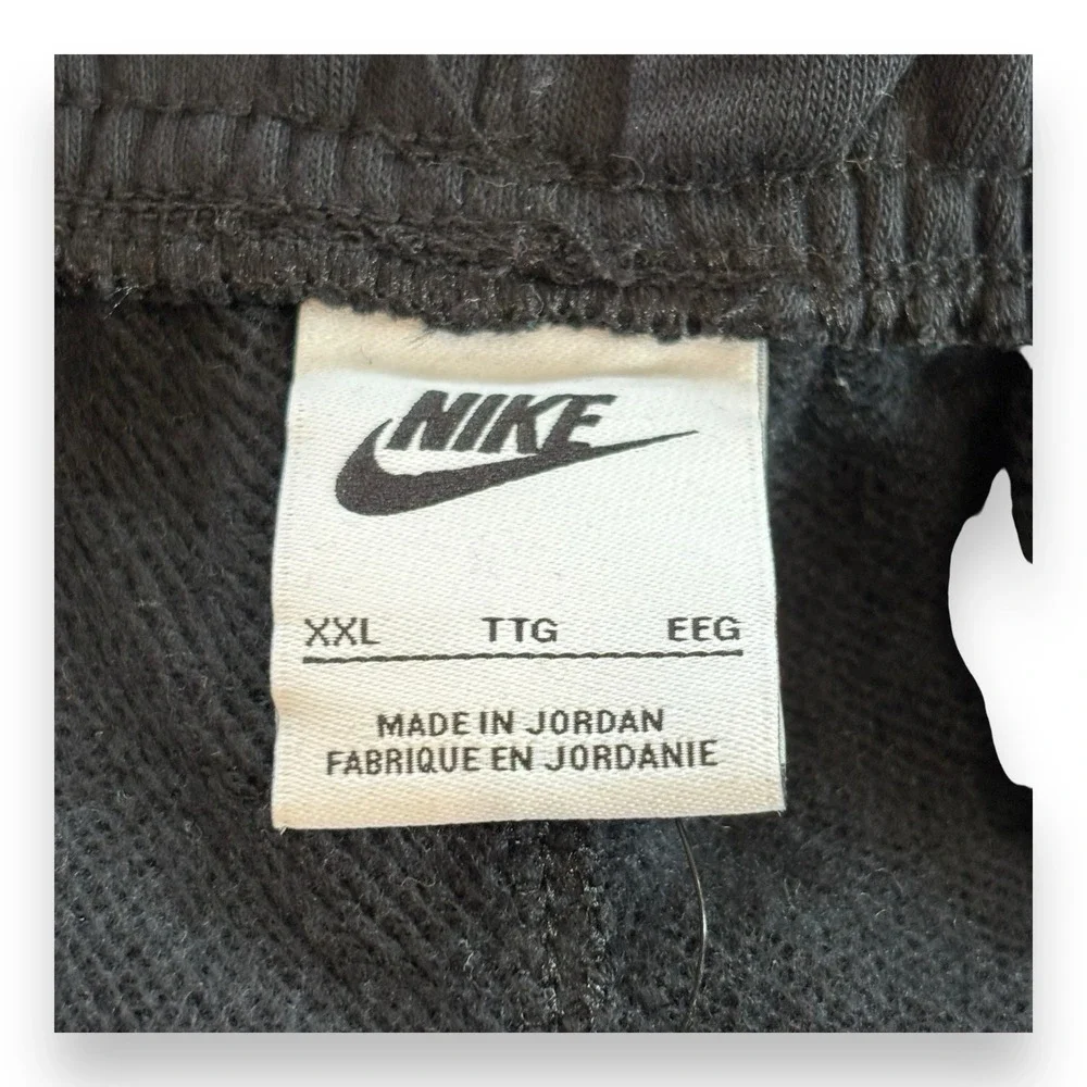 Nike Team Fleece Sweatpant‎ Womens 2XL Swoosh Logo Black/White Sportswear